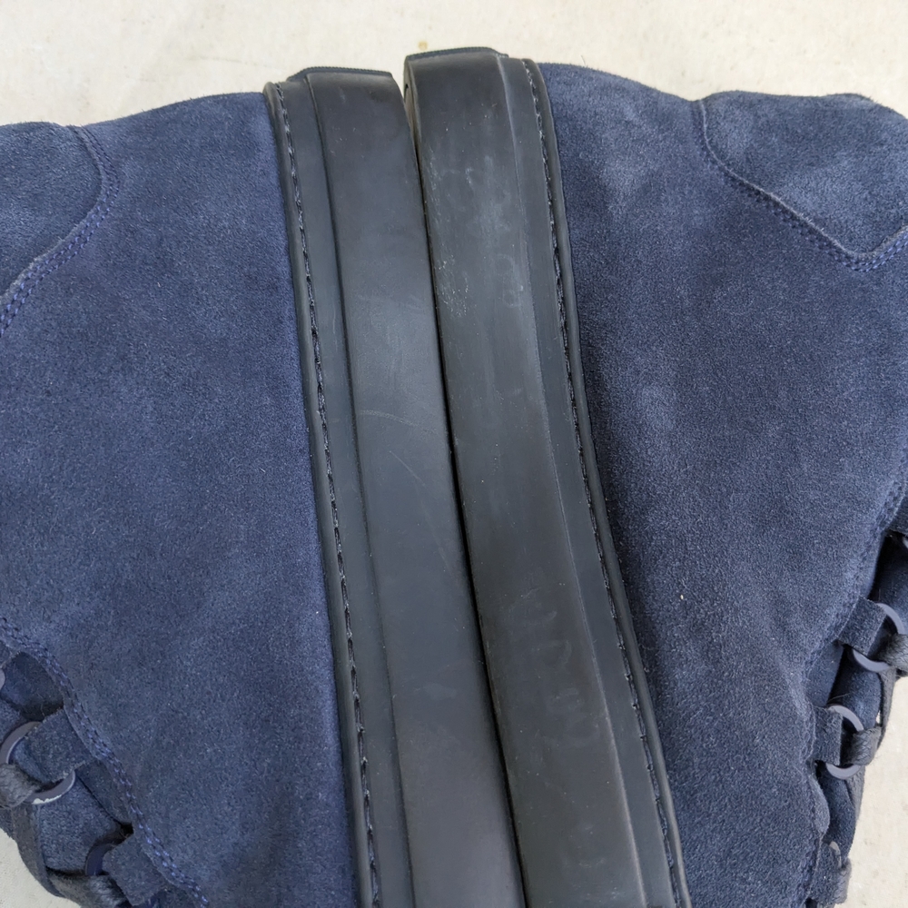 Balenciaga Blue Suede Sneakers - Picture 10 of 16